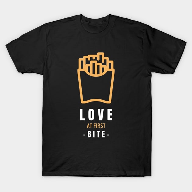 French Fries - Love at First Bite - Fries Lovers Gift T-Shirt by stokedstore